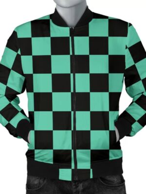Tanjiro Green and Black Jacket