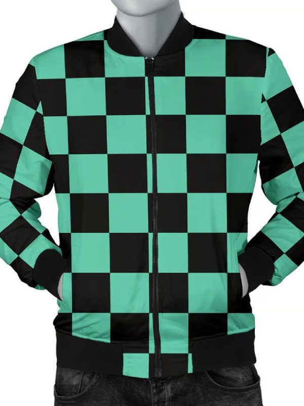 Tanjiro Green and Black Jacket