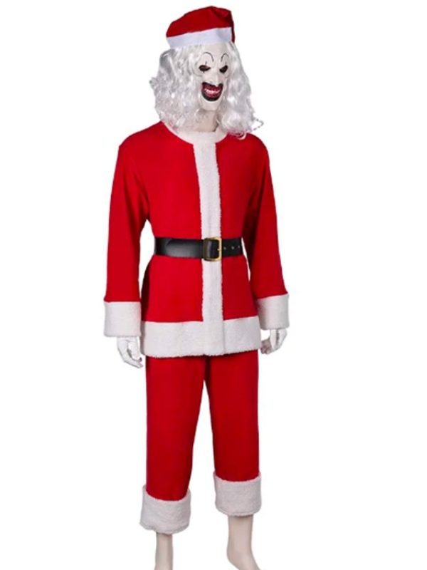 Terrifier 3 Santa Claus Costume Red Suit