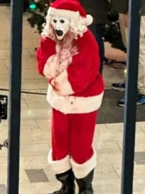Terrifier 3 Santa Claus Costume Suit Red