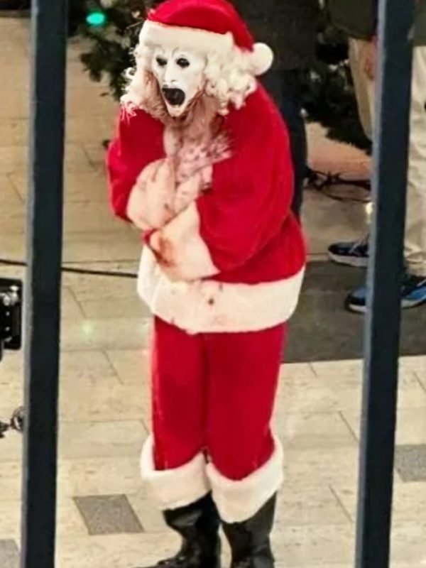 Terrifier 3 Santa Claus Costume Suit Red