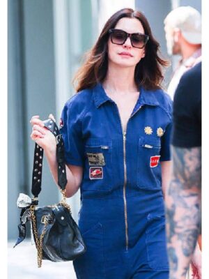 The Devil Wears Prada 2 Anne Hathaway Jumpsuit in Blue