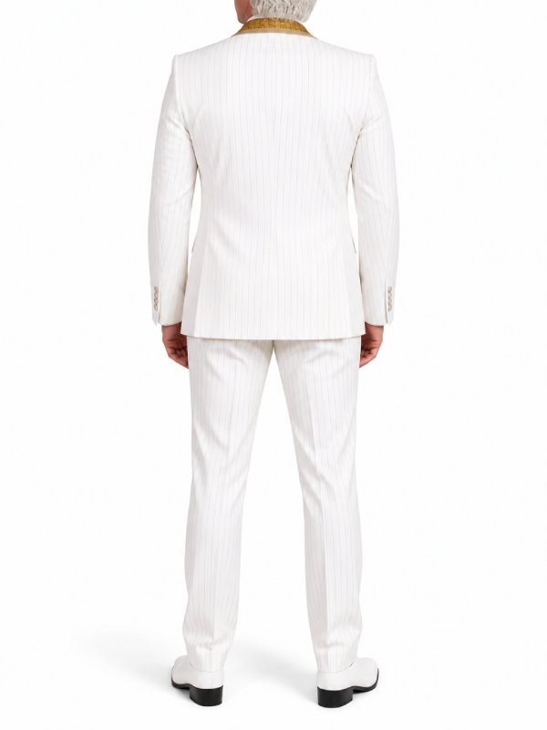 The Righteous Gemstones S3 Baby Billy Freeman White Suit Back
