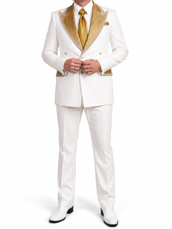 The Righteous Gemstones S3 Baby Billy Freeman White Suit Front