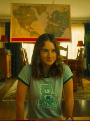 The Twisted Tale of Amanda Knox Grace Lucky Bear Green Shirt