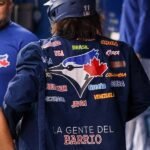 Toronto Blue Jays Home Run Blazer Jacket in Blue Cotton