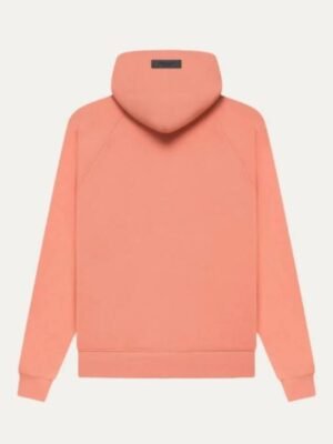 Fear Of God Coral Essentials Peach Pink Hoodie