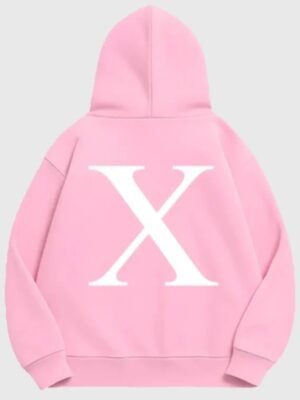Kaizen Pink X Printed Hoodie