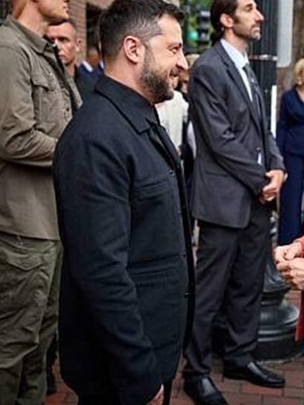 Volodymyr Zelenskyy White House Meeting Black Jacket