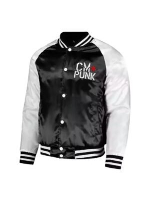 WWE CM Punk Satin Bomber Jacket