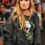 WWE Raw 2025 Rebecca Quin Track Jacket in Black