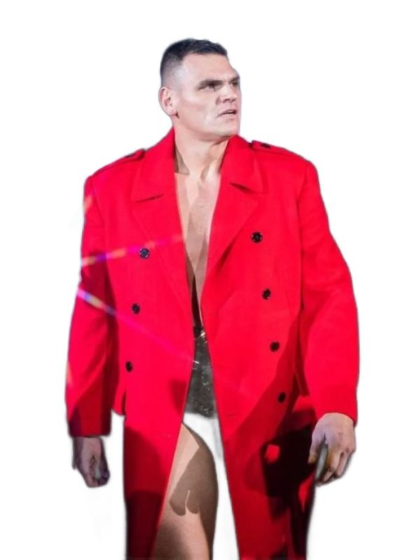 WWE Smackdown Gunther Red Wool Coat