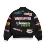 WWE WrestleMania 1-21 Varsity Jacket Black