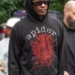Young Thug Back-to-School Event Spider Hoodie in Black