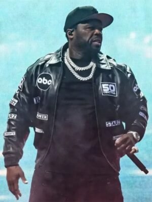 2025 50 Cent Tottenham Hotspur Stadium Black Jacket