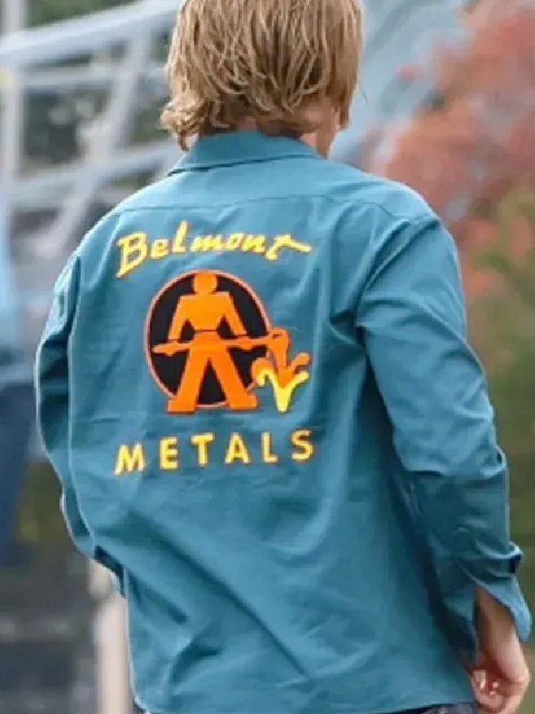 2025 Caught Stealing Austin Butler Belmont Metals Blue Jacket