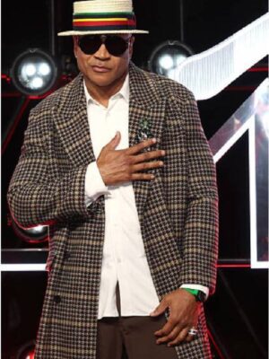 2025 MTV Video Music Awards LL Cool J Checked Coat