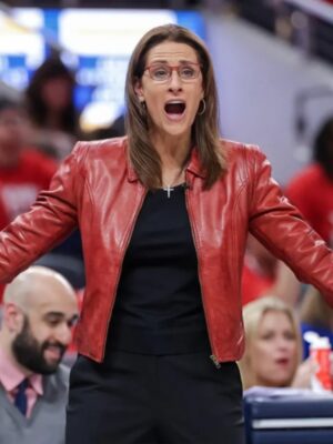 2025 WNBA Playoffs Stephanie White Red Jacket