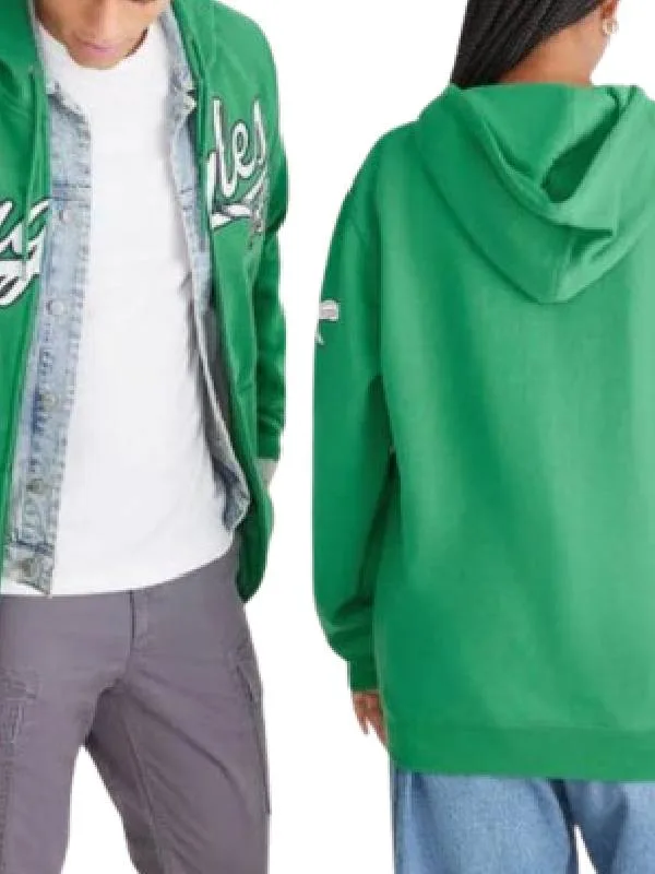 Aeropostale Eagles Script Green Hoodie