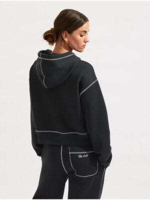 Arsenal AWFC Black Zipper Hoodie