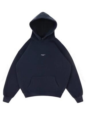 Broken Oslo Pullover Hoodie Blue
