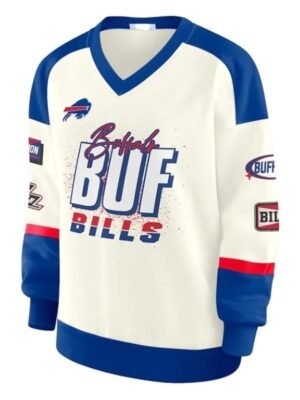 Buffalo Bills Racing Crew Printed Sweatshirt