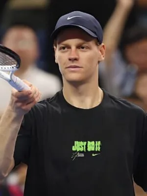 China Open 2025 Jannik Sinner Black Graphic Shirt