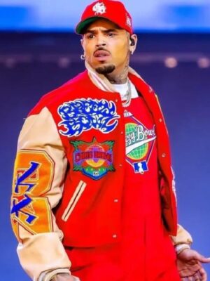 Chris Brown Breezy Bowl XX Varsity Jacket