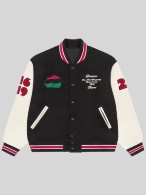 Denim Tears Peace Wreath Varsity Jacket