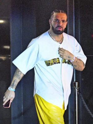 Drake Vaffanculo Baseball White Jersey