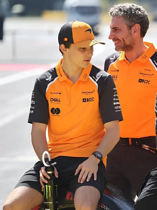 F1 Italian GP 2025 Oscar Piastri Polo Shirt