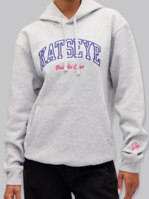 Gap Katseye Pullover Grey and Pink Hoodie