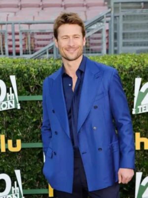 Glen Powell Red Carpet Premiere Of Hulu’s Chad Powers Blazer