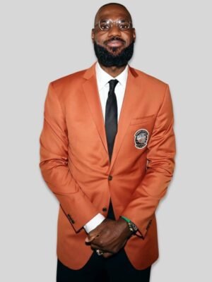 2025 Hall Of Fame LeBron James Orange Jacket