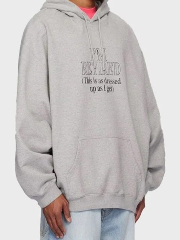 J. Cole Vetements I'm Retired Hoodie