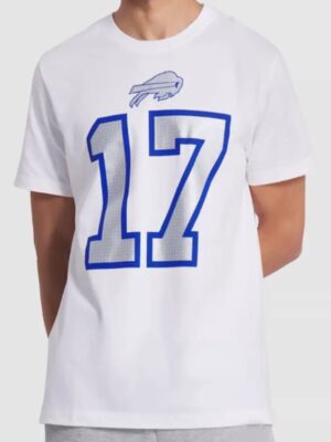 Josh Allen Buffalo Bills Rivalries T-Shirt White