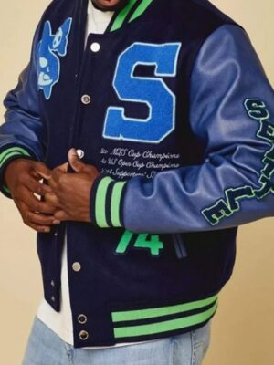 LBF X Seattle Sounders 50 Years Purple Varsity Jacket