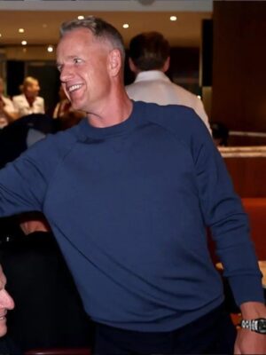 Luke Donald 2025 Team Europe Ryder Cup Blue Sweatshirt