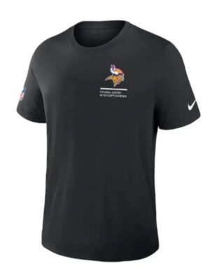Minnesota Vikings 2025 Crucial Catch T-Shirt Black