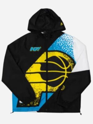 NBA Indiana Pacers Showtime Color-Block Zipper Hooded Jacket