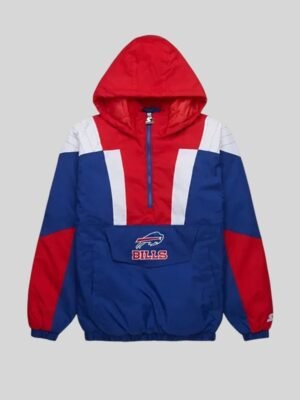 NFL Buffalo Bills Starter Pullover Half-Zipper Jacket