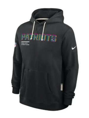 New England Patriots 2025 Crucial Catch Hoodie in Black