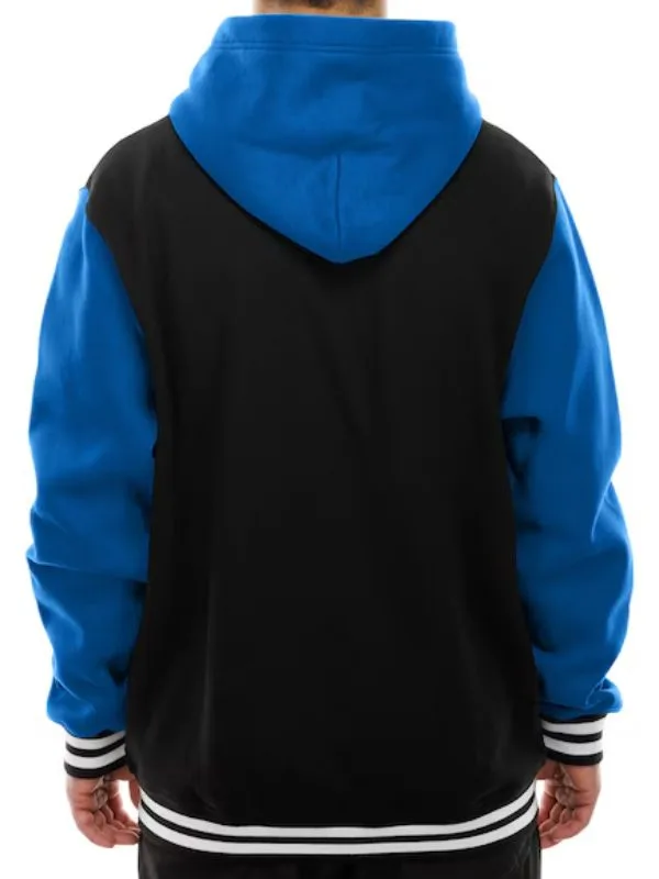 New Era Seattle Seahawks Fleece Hoodie Jacket Blue and Black