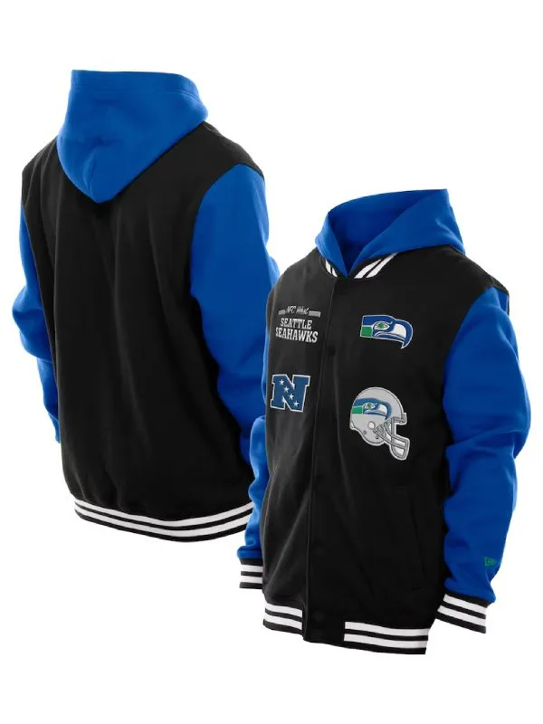 New Era Seattle Seahawks Fleece Hoodie Jacket
