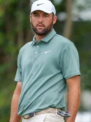 2025 PGA Tour Championship Scottie Scheffler Green Shirt