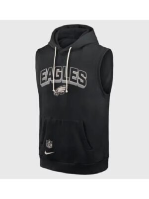 Black Eagles Sideline Sleeveless Hoodie