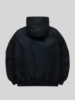 Eagles Alpha New Era L-2B Black Bomber Jacket