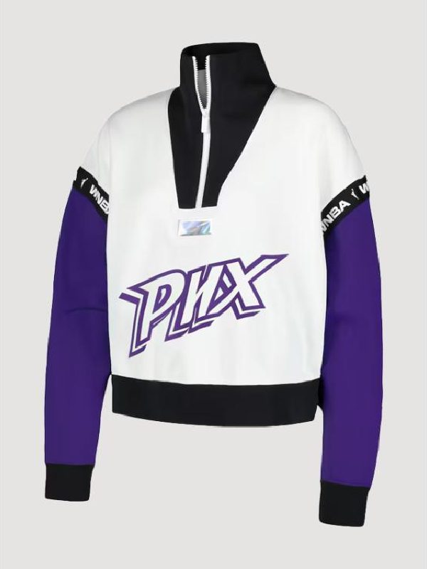 Phoenix Mercury Buzzer Beaters Quarter-Zip Pullover Jacket