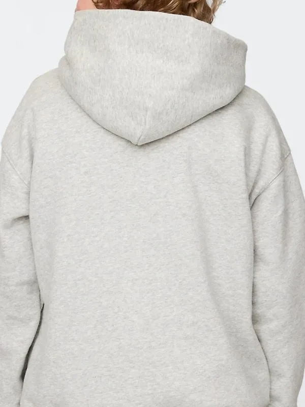 Re-Created GAP KATSEYE Logo Relaxed Pullover Hoodie in Grey