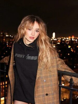 Sabrina Carpenter Fast Times Black Hoodie